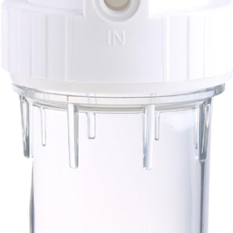 1/2 1/4inch Transparent Water Purifier Filter Bottle Replacement Explosion Proof Filter Bottle Water Filter Accessories