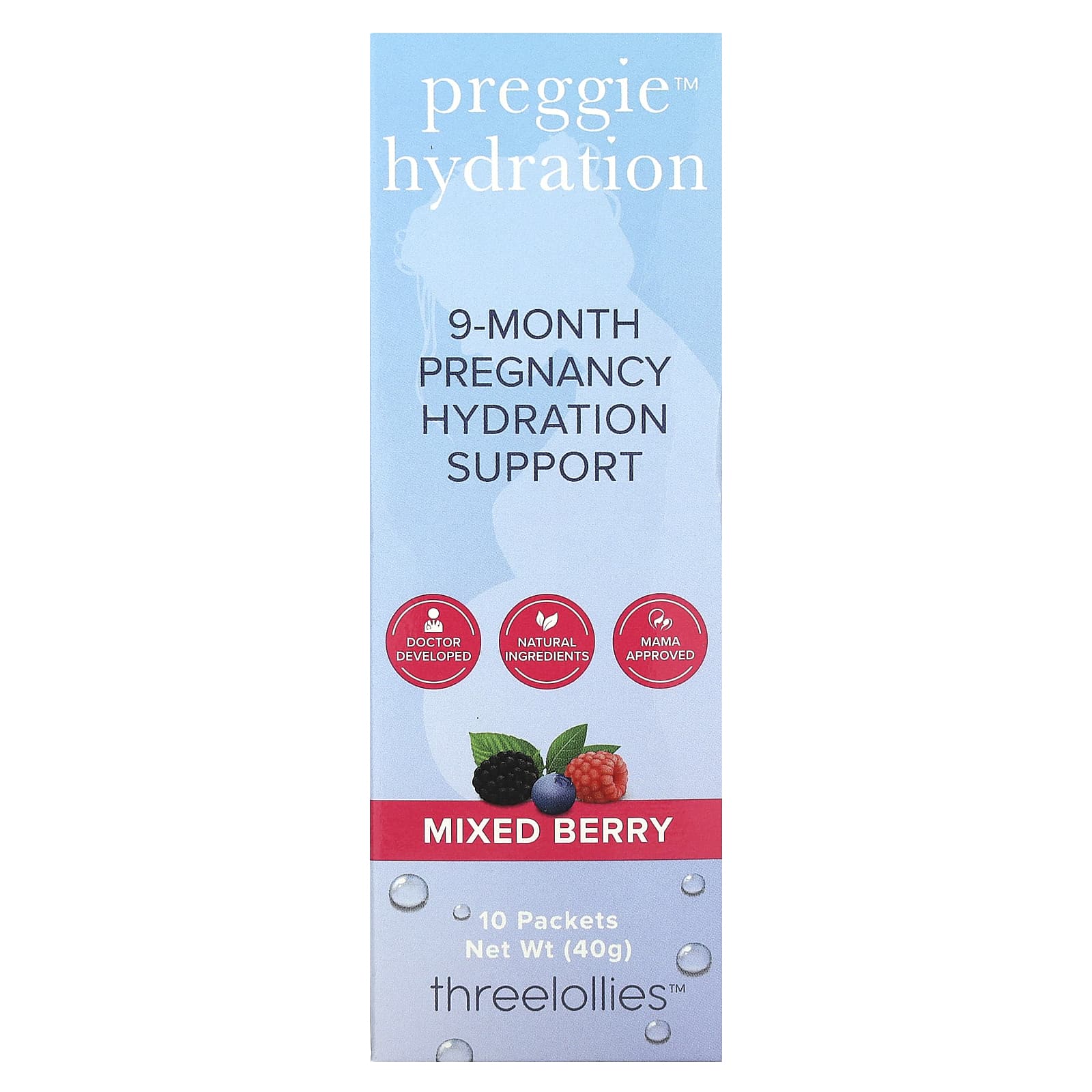 

Hydration, Mixed Berry, 10 Packs, 4G (0.14Oz) Each