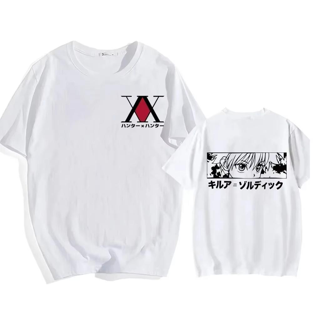 

Summer Men s Women s Cotton T-Shirt Top Kawaii Hunter X Hunter T-Shirt Killa Zoldyck Casual Comic Street T-Shirt Clothing L