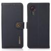 For Samsung Galaxy Xcover7 Phone Case with RFID Blocking Genuine Cow Leather Cover