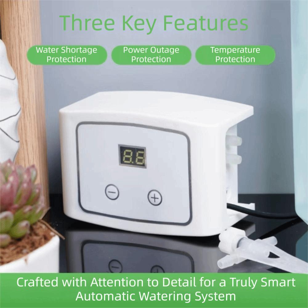 3 Protection Functions Smart Plant Waterer Humidity Sensing Automatic Watering System Home Garden