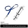 Coreless Metal Lifesaving Coach and Referee Whistle for Outdoor Survival and Training