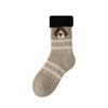 Fleece Socks for Women's Autumn and Winter, Thick and Warm, Sub-zero Cold Protection Socks, Flip-top Floor Socks, Fleece Winter Women's Socks