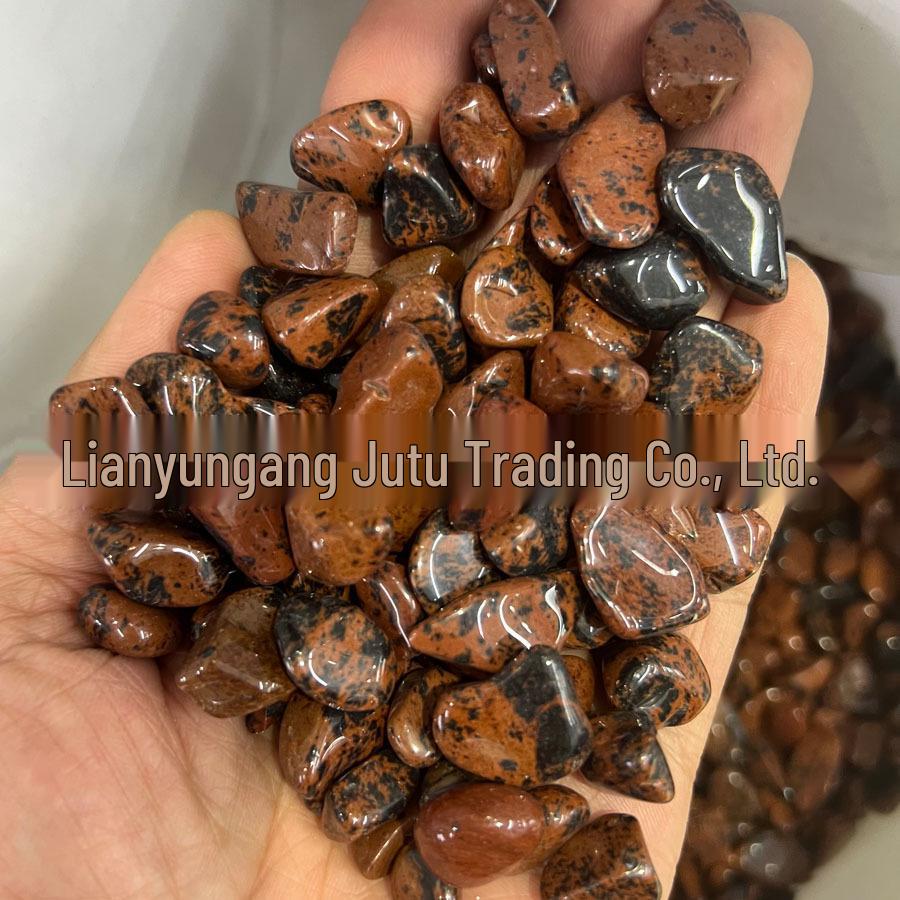 Natural Crystal Agate Jade Gemstone Ornaments for Bonsai or Fish Tanks (12-15mm)