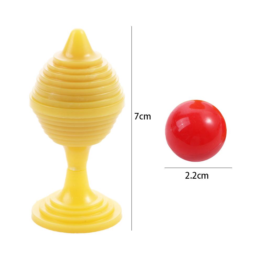 1 Set Kugeln Spurlos Magische Tasse Puzzle Neuheit Spielzeug Kinder Nahaufnahme Zaubertrick Requisiten