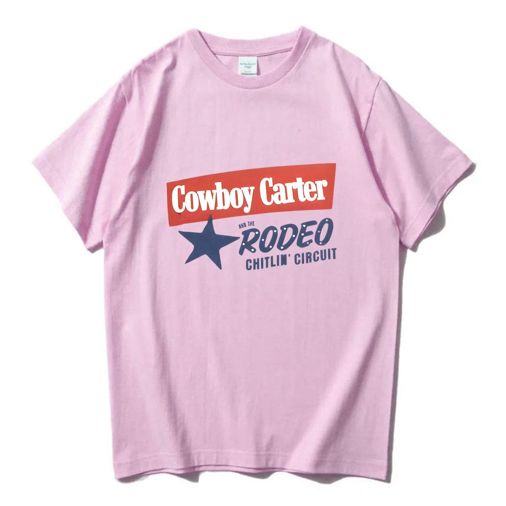 Cowboy Carter Beyoncée Tričko Ležérní Letní Jarní Retro Potisk Trička Bavlna Krátký Rukáv Pohodlná Trička Dámské/Pánské Tričko