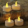 12 Stück/Packung flackernde flammenlose LED-Kerzen, Teelicht, Flackern, Party, Hochzeit, Kerzen, Sicherheit, Heimdekoration, Beleuchtung