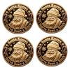 You Ain't Getting Shit Coin Funny Santa Claus Middle Finger Coin Novelty Metal Christmas Commemorative Challenge Coin Gag Gift for Friends