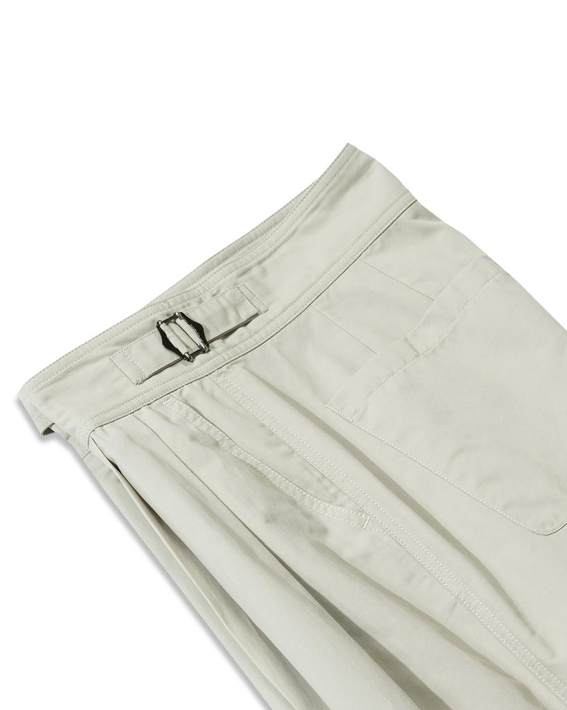Dimiteulibeullaeg Side Fix Double Pleated Semi-Wide Pants_Beige