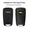 ydpf8 5/10Pcs Aluminum Car Remote Key Emblem Stickers For Chevrolet Trax Camaro Aveo Cruze Sonic Silverado Captiva Equinox Trailblazer