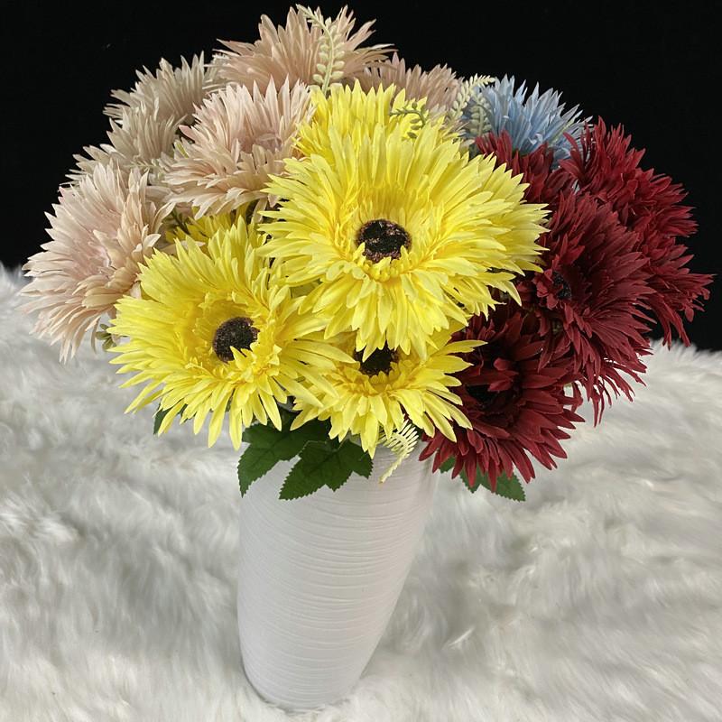 Faux Fuchsia Flower Arrangement With Durable Material For Wedding Decor And Photo Shoots