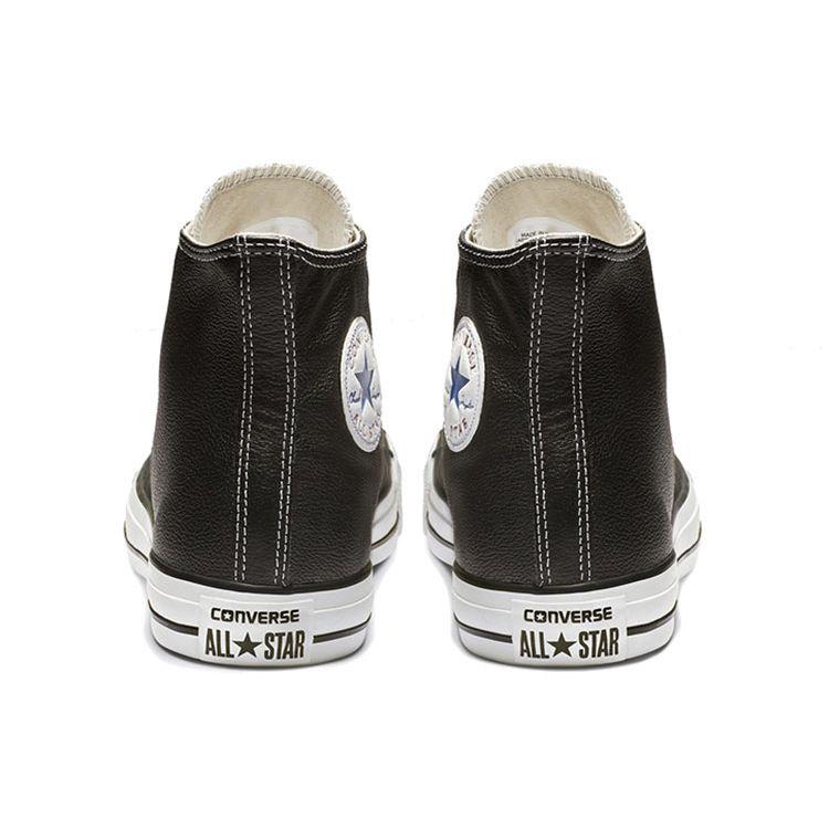 Converse Chuck Taylor All Star Leather High Black Unisex Sneakers 132170C
