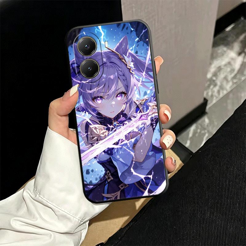 Genshin Impact Keqing Soft Phone Case for Xiaomi Poco X5 X6 X7 X8 Pro Max X3 F7 F8 Ultra M8 M7 M6 M5 Redmi 15 15C 14C 13C 12C X4