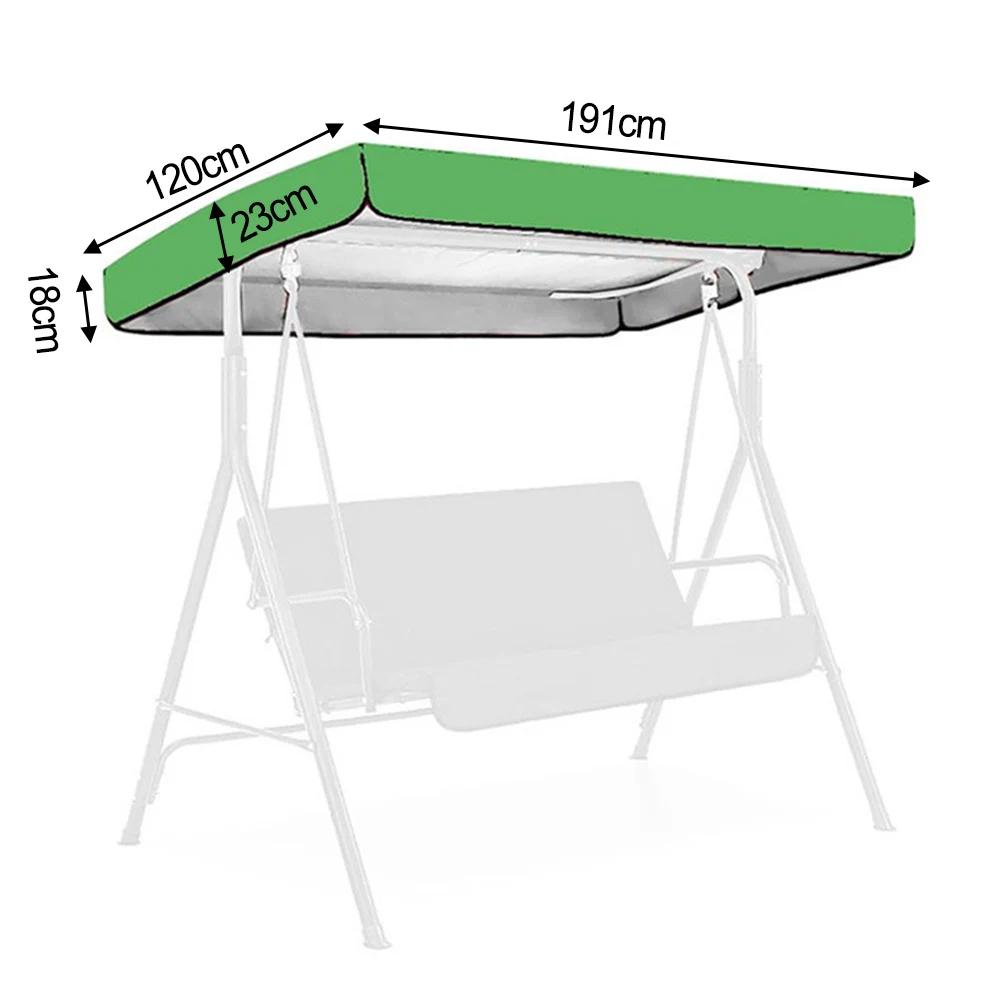 All Weather Patio Swing Canopy Cover Protects Swing from Dust and Moisture Perfect for Gardens and For Terraces