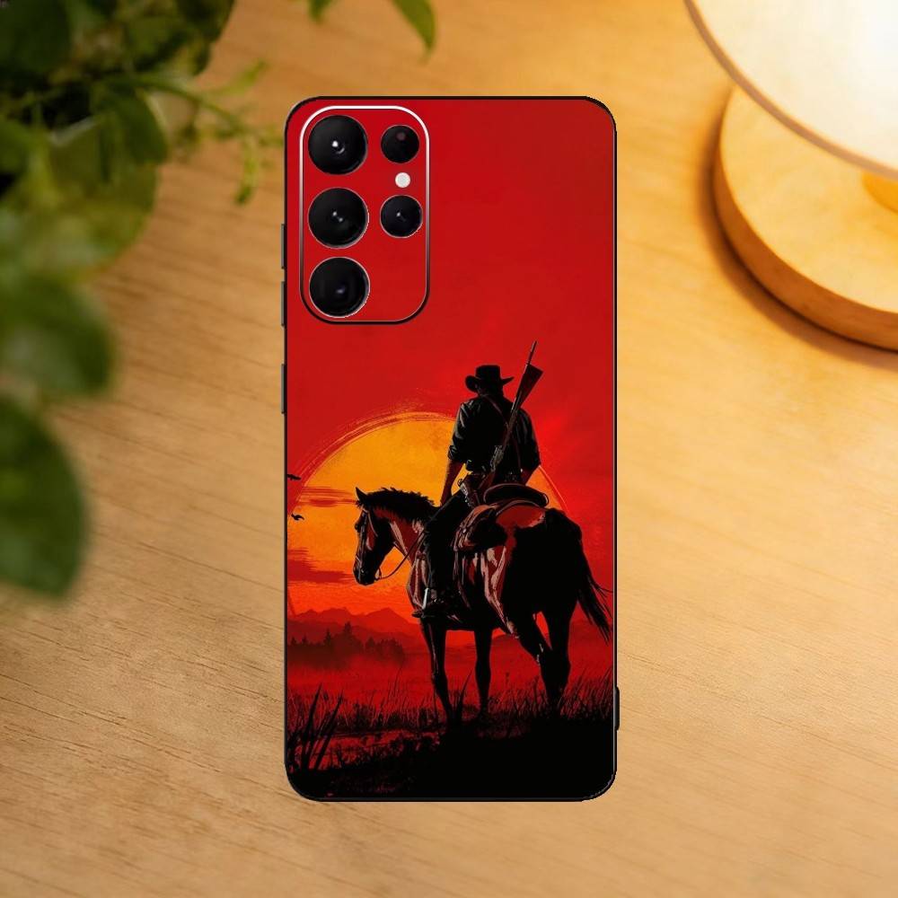 Game Red Dead R-Redemption phone Case For Samsung S25,24,21,22,23,30,Ultra,20,Plus,Fe,Lite,Note Soft Black Cover