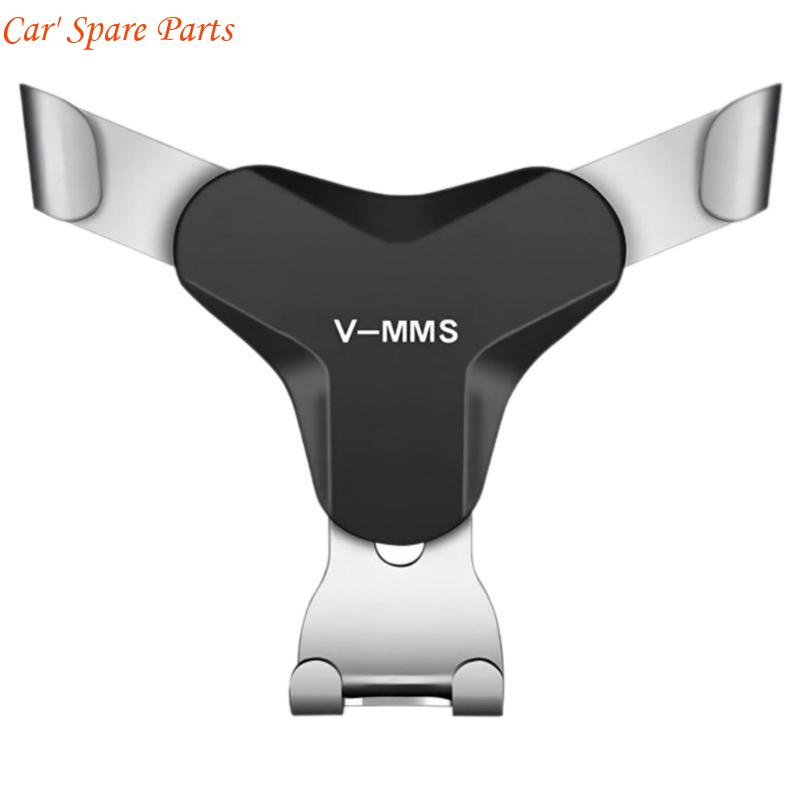 Y4UA Stand Holder Bracket for 4.5-6.5inch Phone Clamp Holder Shockproof Stand серебряный