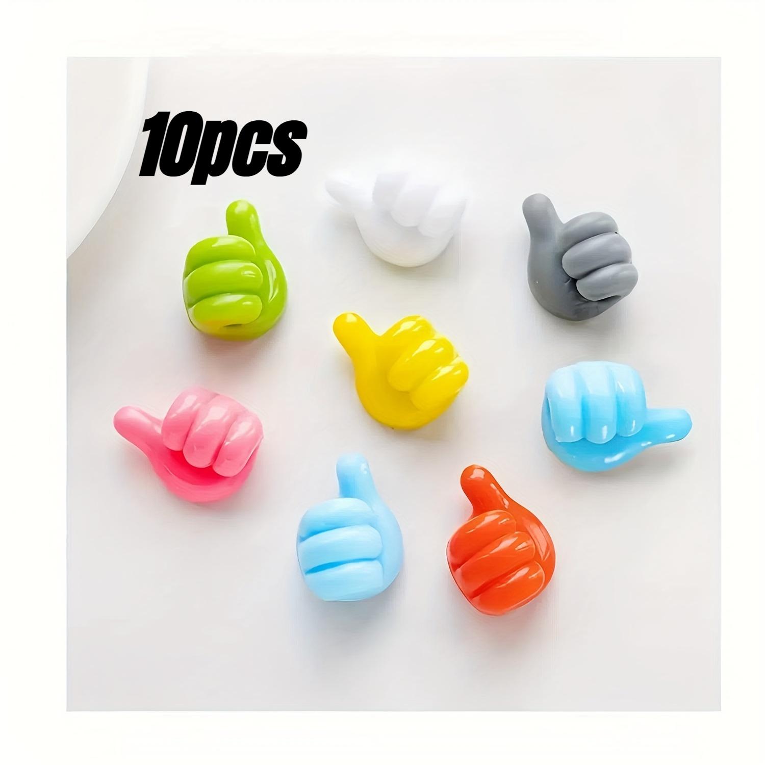 

10 штук в упаковке с клейкими кабельными зажимами в форме руки с героями мультфильмов, силиконовый органайзер для шнура зарядного устройства, крючки для управления телефонными и информационными линиями, многоцелевой держатель для кабеля 10 PCS