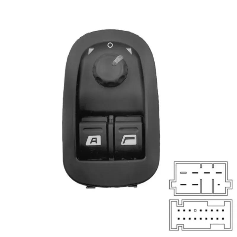 6554.WA 6554WA Car Electric Power Window Switch Master Button Control Windows Mirror Switch For Peugeot 206 2000 ~ 2009