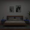 Wall-mounted Bedside Table - Maison Exclusive - RGB LED - Set of 2 - Engineered Wood
