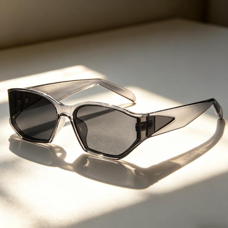 2026 New Y2K Curved Cat-Eye Sunglasses Street Style Fashionable Unique Ladies Stylish Eyewear Shades UV400 Men Goggles