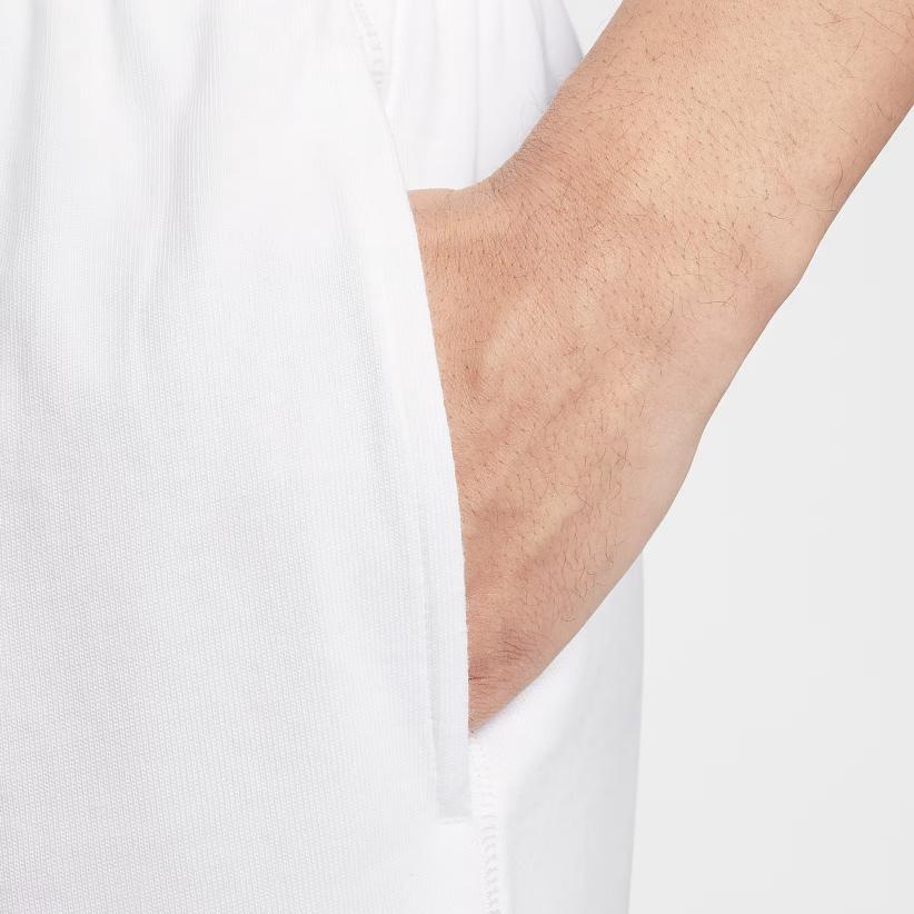 Nike Club Soft Comfortable Knitted Drawstring Sports Shorts Men shorts White Stadium-Green IB8414-100