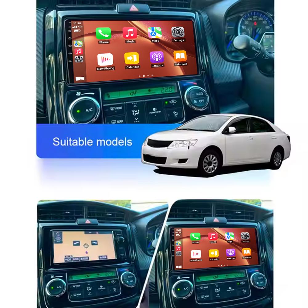 Android Auto For Toyota Corolla Axio 2 Fielder 3 E160 2012 - 2021 Car Stereo Multimedia Player Navigation GPS Wireless Carplay