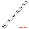 Hyundai I40 I20 Tucson Santa Fe Sonata Solaris Accent Elantra Venue ABS 3D Metal Car Trunk Badge Nameplate Letters Sticker vq1