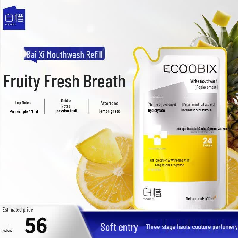 Baixi Probiotic Pineapple Mouthwash Refill