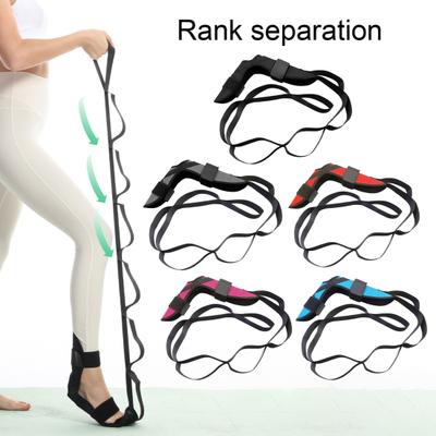 Yoga Stretching Strap with Loop Adjustable Foot Calf Stretcher Band Men Women