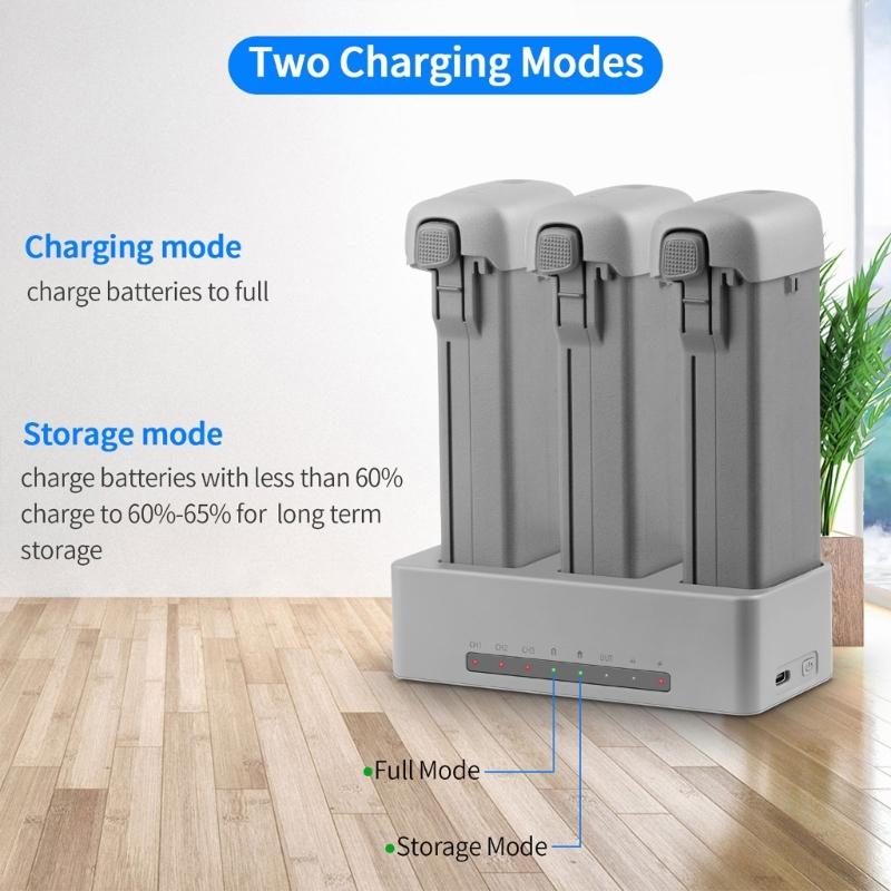 Portable 100W Battery Fast Chargers Charging Station For Avata 360 Drones Batteries Features Overcharge Protections