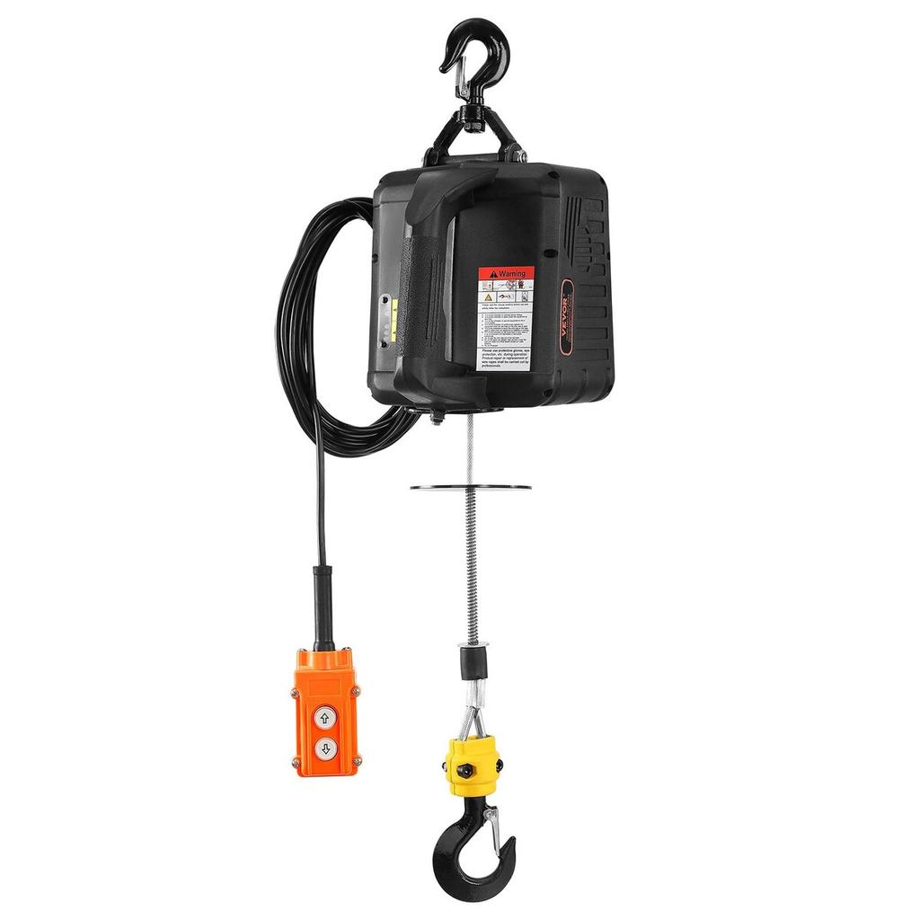 3-in-1 Tragbares Elektrisches Hebezeug Winde 499 kg Kabelgebundene/Kabellose Fernbedienung