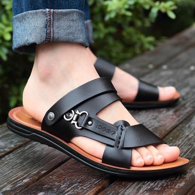 Men's Shoes New Summer Open-toed Sandals Fashion Beach Slippers