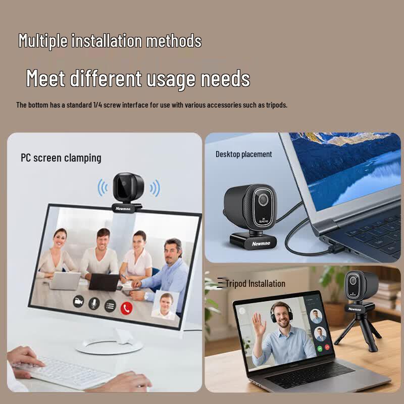 Newsmy NM25 4K HD Webcam with Microphone