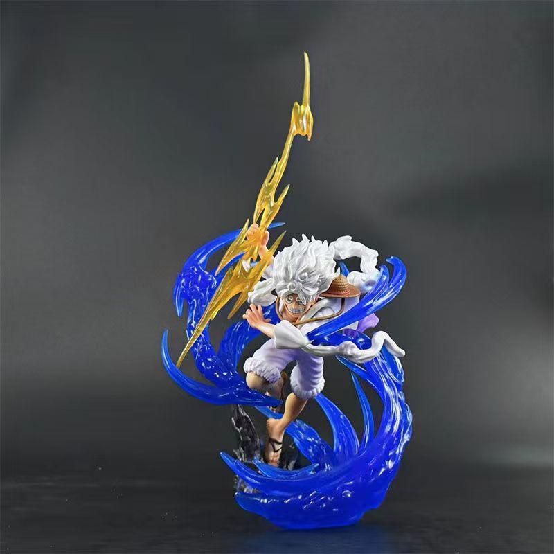 Anime One Piece Straw Hat Nika Monkey D Luffy GK Action Figure Model 23-27cm Pvc Statue Collection Decoration Boyfriend Toy Gift