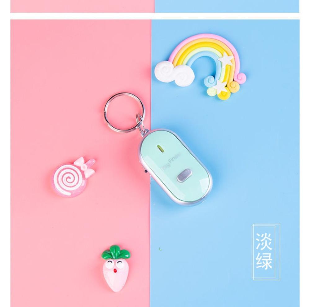 Sound Indicator Keychain for Finding Lost Keys with Whistle Response