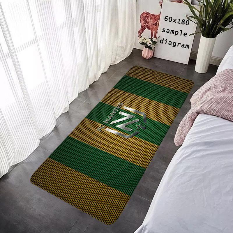 Doormat Flannel Floor Mat Indoor Foot Rug Prayer Bedside Mats F-FC Nantes Kitchen Corridor Water Absorbent Carpet Balcony Decor