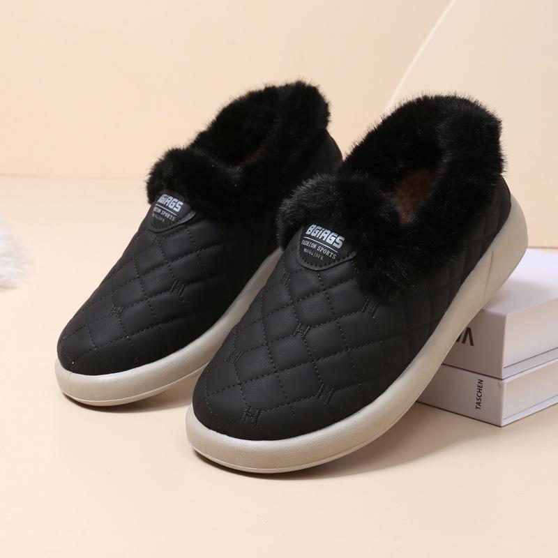 Winter new cotton shoes women's new snow boots piled thickened waterproof cotton shoes non-slip and wear-resistant