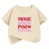 More Amor Por Favor Graphic T Shirts Funny Kids Childrens Summer Retro Spanish Love Tshirt Boys Girls Casual Top Tee