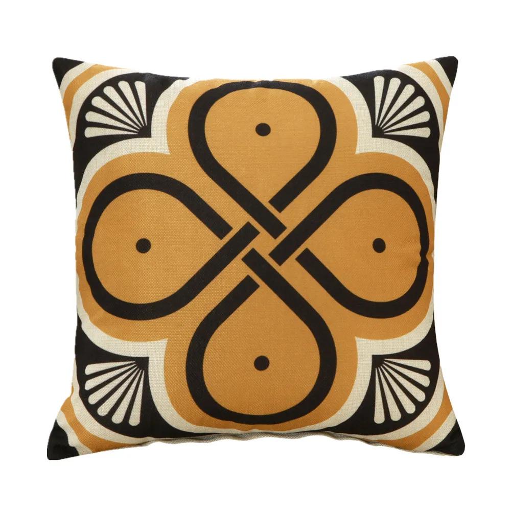 45x45cm Classic Vintage Ethnic Style Printed Cushion Cover Home Office Shop Sofa Chair Decorative Throw Pillowcase