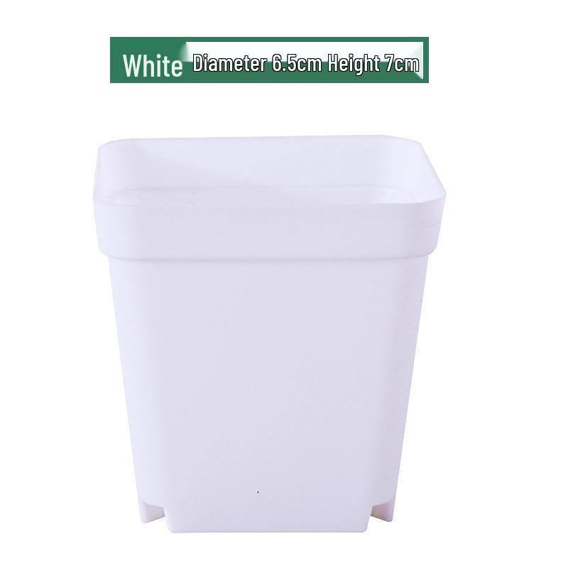 7cm Thickened Small Square Candy Color Flower Pot for Succulents