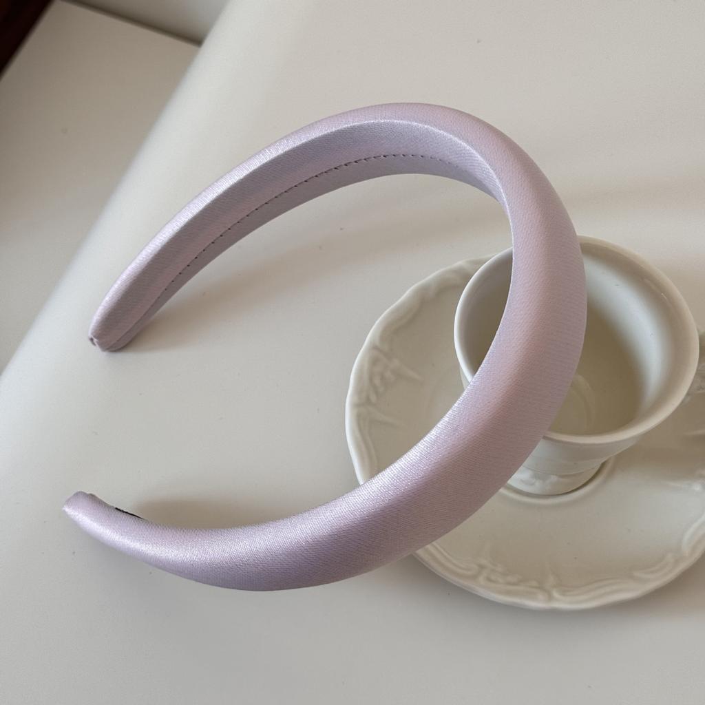 Cream-colored Texture Sponge Hairband for Girls with A Sweet Small Headband Style Hairpin
