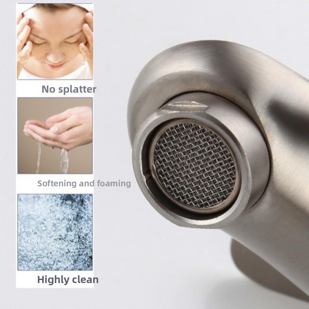 Single Handle Stainless Steel Faucet Anti-Leakage Washing Machine Faucet  Bathroom Fixture