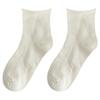 5 Pairs of Rolled Hem Socks Women's Mid-leg Summer Stockings