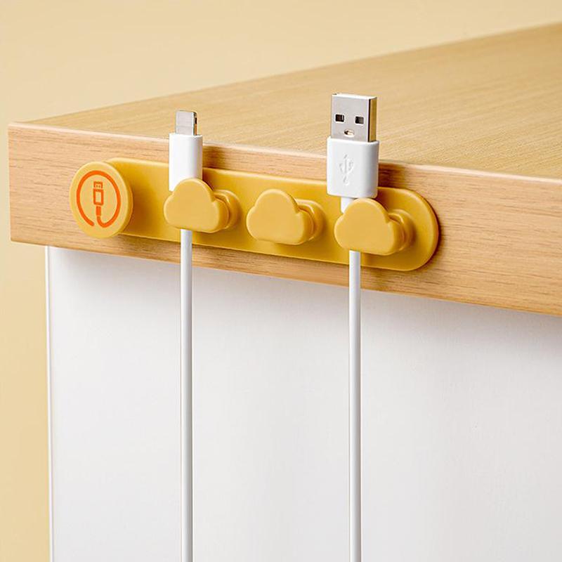Kablo Düzenleyici Yönetimi Kablo Tutucu Esnek Usb Kablo Sarıcı Düzenli Silikon Klipsler Fare Klavye Kulaklık Koruyucu