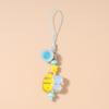 Cute Resin Bee keychain Women Girls Bowknot Key Ring Pendants for Handbag Charms DIY Key Chain Jewelry Gifts