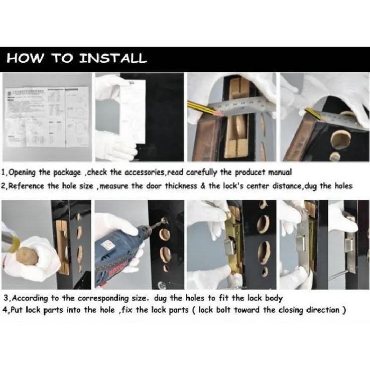 Proximity  RF Card Hotel Lock Digital Electronic Lock Hotel Card Door Lock Access Control  ET800RF