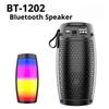 Wireless Portable Bluetooth Speaker with Colorful LED Lights TF Card Slot Outdoor Desktop Home Speaker Gift