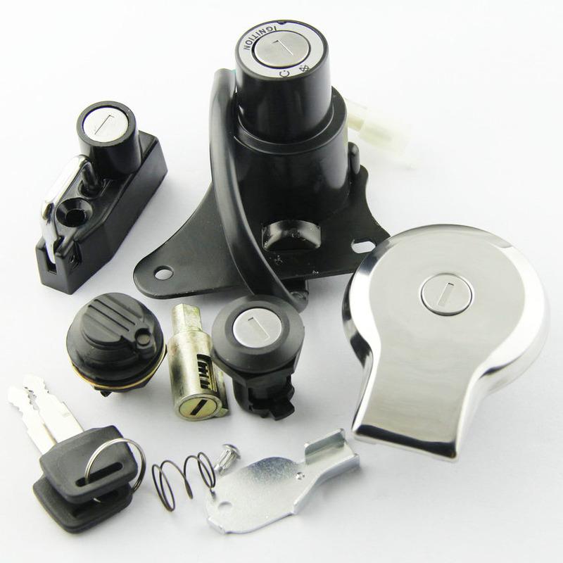 Motorcycle Ignition Key Switch Fuel Gas Cap Seat Lock Kit For Yamaha XV125 VIRAGO 125 1997-2000 XV250 250 1988 1989    1990-2013