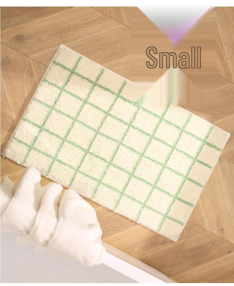 Korean-Style Non-Slip Water-Absorbing Floor Mat for Bathroom, Entrance, or Bedroom