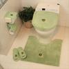 Senko Tiny Leaf Toilet Lid Cover for Heated and Washable Toilets, Green